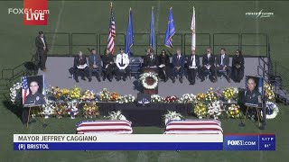 Bristol mayor remembers fallen police officers at funeral service