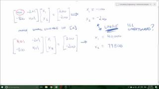 Matrix Condition Number and Matrix Norms - Well conditioned or Ill conditioned (Numerical Methods)