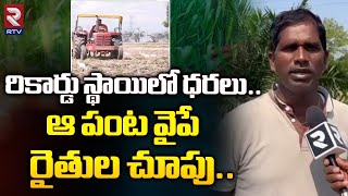 రికార్డు స్థాయిలో ధరలు..ఆ పంట వైపే రైతుల చూపు ...| Huge profits in Turmeric | Pasupu Saagu | RTV