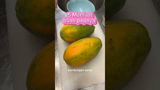 5 Manfaat dan khasiat buah pepaya #berkebun #manfaattumbuhan #news #pertanian #obatkesehatan #fakta