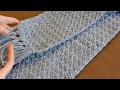 Crochet Scarf Tutorial #1 | Easy Elegant And Simple | Beginner Level