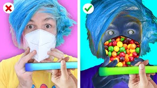 Trying CRAZY ways to SNEAK SNACKS into MOVIES! 11 Ways To Sneak FOOD & Funny Situations Crafty Panda