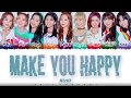 NiziU – 'MAKE YOU HAPPY' Lyrics [Color Coded_Kan_Rom_Eng]