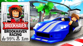 I Made a RACING Brookhaven RP Game..