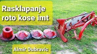 imt kosa rotaciona 165 za traktor - rasklapanje u detalje