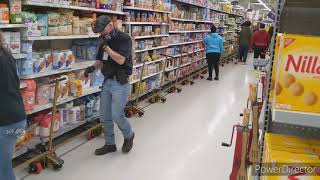 Moving an entire aisle at Walmart