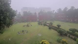 ঢাকায় ঝুম বৃষ্টি | Heavy rain | Du campus | 2023