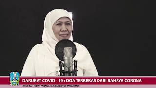 Darurat Covid-19 Jatim, Gubernur Ajak Doa Terbebas dari Bahaya Corona