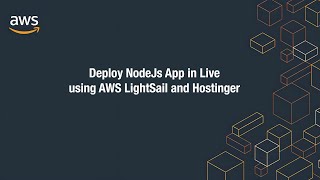 Deploy a Node.js App Live with AWS Lightsail + Nginx + PM2 + Hostinger (Step-by-Step) 🚀