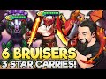 6 Bruiser - Beefy Carries!! | TFT Uncharted Realms | Teamfight Tactics