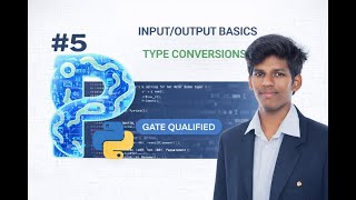 #5 PYTHON Tutorial | TYPE CONVERSION |FROM EEE TO TECH
