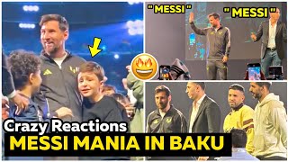 🔥Humble Messi Wins Hearts in Baku | Fans Emotional Reactions and Chants