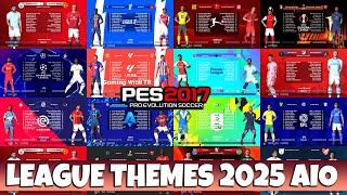 PES 2017 NEW EVERY LEAGUE THEMES UPDATE 2025 AIO