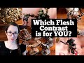 Contrast Paint Review: Guilliman, Fyreslayer, & Darkoath Flesh