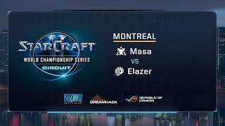 Masa vs Elazer TvZ - RO16 - WCS Montreal 2017 - StarCraft II