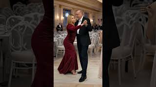 Elegant Couple Performs A Romantic Tango, Giorgia Meloni and Recep Tayyip Erdogan