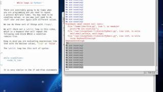 Python 19 While Loop