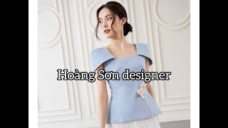 Dạy cắt may cơ bản:hướng dẫn cách cắt áo cổ vuông tay chờm liền cổ|Hoàng Sơn designer