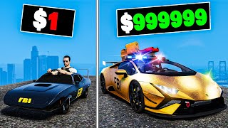 $1 to $1,000,000 FBI Car in GTA 5