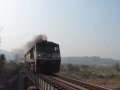 Kerala Sampark Kranti over Patalganga Bridge