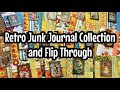 Junk Journal Flip Through Video / Chatty Version Junk Journal Flip Through / Retro Journal