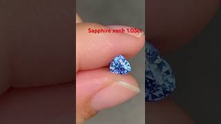 Sapphire xanh hàng thiên nhiên Tl 1.05ct #jewelry #emerald #gemstone #ruby #music #gems #jewellery