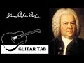 Guitar TAB - J.S. Bach - BWV 998 Prelude 1 - VER 2 (1685-1750) | Tutorial Sheet Lesson #iMn