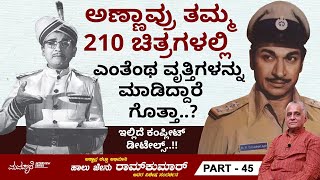 ನೀವು ಮಾಡುವ ವೃತ್ತಿಯನ್ನು ಅಣ್ಣಾವ್ರು ಪ್ರತಿನಿಧಿಸಿದ್ದಾರೆಯೇ.. ಈ ಸಂಚಿಕೆ ನೋಡಿ.. | Ramkumar Interview | Ep 45