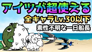 素性不明な一日船長  全キャラLv.30以下＆適正キャラ詰め込み攻略　にゃんこ大戦争　豪華客船ハイパニック