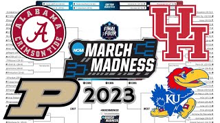2023 NCAA TOURNAMENT BRACKET PREDICTIONS | MARCH MADNESS PREDICTIONS