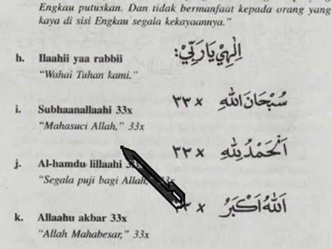 33. B. DO,A-D0'A DI BACAAN SETELAH SHOLAT METODE ARTIN UNTUK PEMULA ...