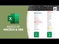 Excel Tutorial - MACROS and VBA for beginners
