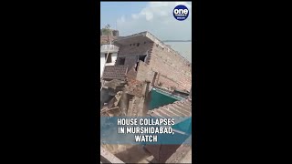 Viral Video: Ganga erosion caught on camera, house collapses in Murshidabad | Oneindia News #shorts