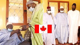 TIVAOUANE-Serigne Babacar Sy Mansour reçoit la Contribution du Canada et délivre un vibrant Message