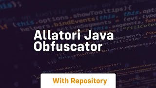 allatori java obfuscator