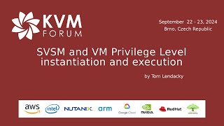 SVSM and VM Privilege Level instantiation and execution by Tom Lendacky