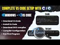How to Setup C/C++ in Visual Studio Code | VS Code Installation for C/C++