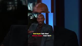 Kobe Bryant talks about Michael Jordan’s Trash Talk! 😂