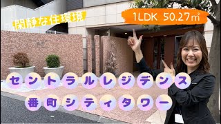 【セントラルレジデンス番町シティタワー】1LDK　50.27㎡　内見動画