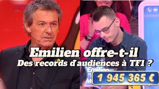 Les 12 coups de midi : Emilien offre-t-il des records d’audiences à TF1 ? Le grand bilan