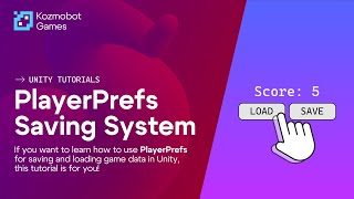 PlayerPrefs Save & Load System in Unity - Tutorial