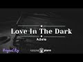 Love In The Dark - Adele (KARAOKE PIANO - ORIGINAL KEY)