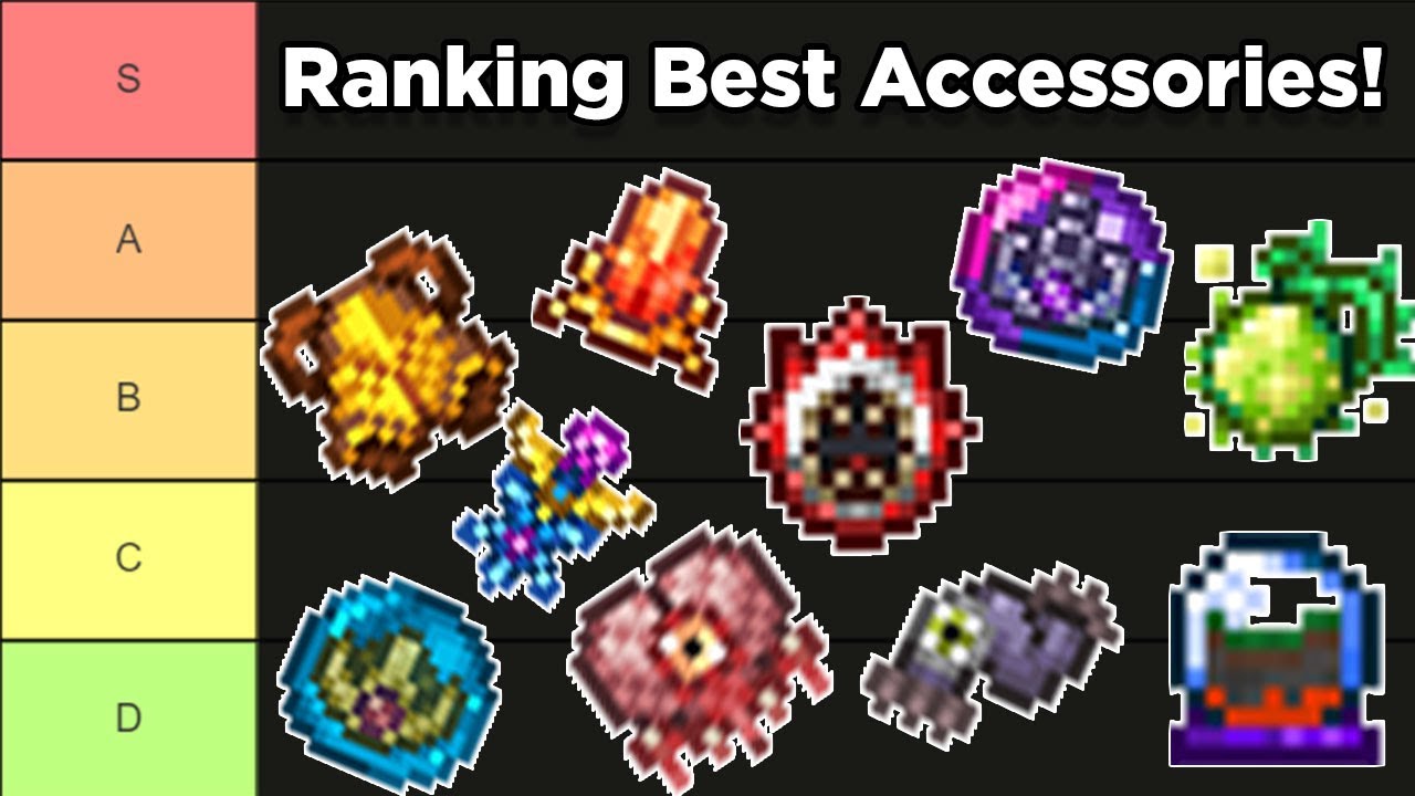 Ranking ALL Expert Mode/Master Mode Boss ACCESSORIES In Terraria 1.4 ...