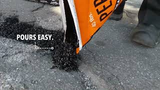 Quick Pothole Repair using Perma-Patch | Pours Easy. Stays Down.