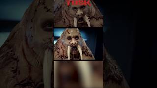 Bro really turned him into a walrus 😑😦 #tusk #horrorstory #shortsfeed