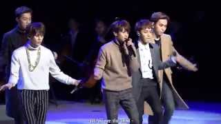 [Fancam] BEAST 141127 - 12:30, mainly Junhyung focus (Ministry of National Defense Band)