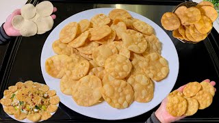 Papdi Crispy In minutes without Rolling again and again