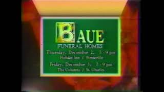 Baue Funeral Homes St. Charles MO Wentzville MO 1993 TV Commercial "Christmas is a Time to Remember"