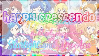 Aikatsu! Happy Crescendo Full + Lyrics Starlight and DreAca