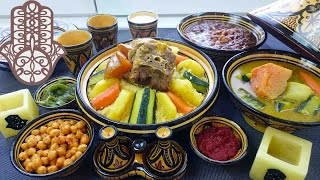 Couscous marocain à l'agneau et légumes